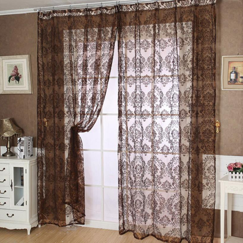 modern curtains Curtain European Classical Style Tulle Window Screens Curtain cortinas dormitorio