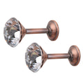 2PC Crystal Curtain Hooks Curtain Buckle Wall Holdbacks Decorative Tiebacks