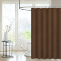 Htovila 72 * 72'' Polyester Waterproof Mildewproof Shower Curtain Decorative Privacy Protection Bathroom Curtain with 12pcs Hooks--Grey